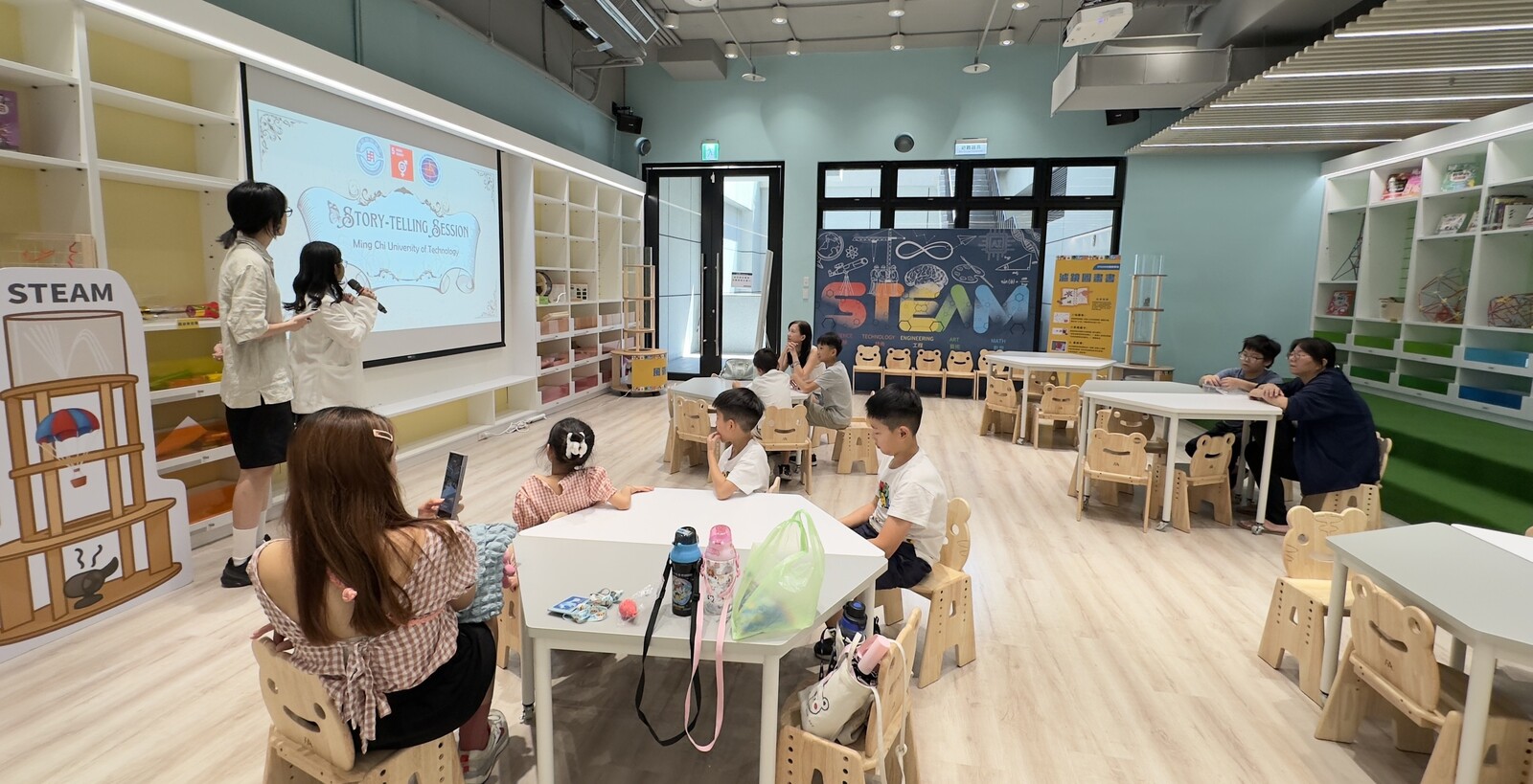 社區圖書館多元文化英語說故事分享圖片